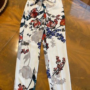 Express high waisted flower print pants